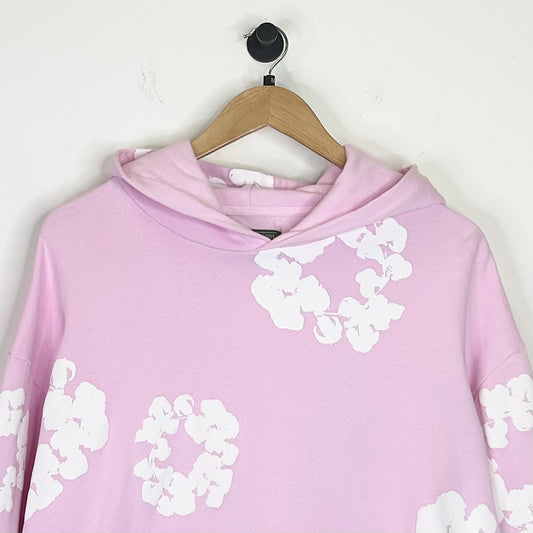 DENIM TEARS THE COTTON WREATH SWEATSHIRT PINK