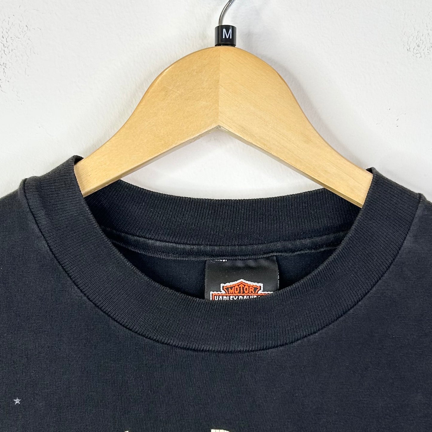 1997 HARLEY DAVIDSON FREEDOM RIDES ON ITS WINGS HOUSE OF HARLEY TEE