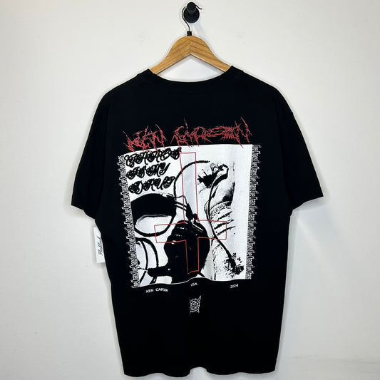 KEN CARSON UPSIDE DOWN CROSS CHAOS TEE
