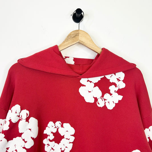 DENIM TEARS RED HOODIE