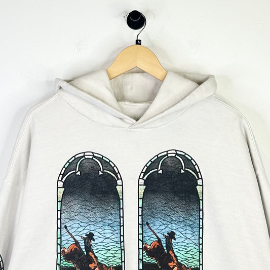 WHO DECIDES WAR STAINED GLASS CREAM HOODIE