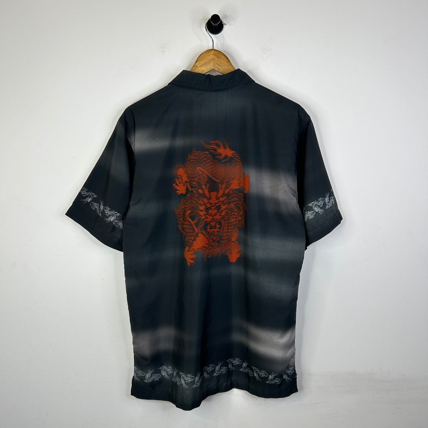 UTILITY NYLON DRAGON BUTTON UP