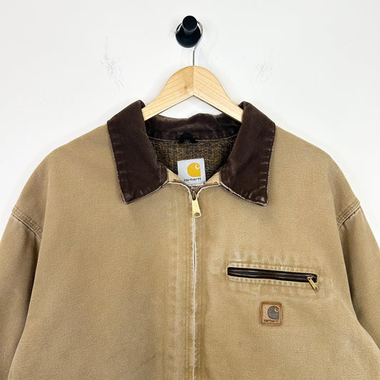 CARHARTT J97 FLANNEL LINED TAN DETROIT
