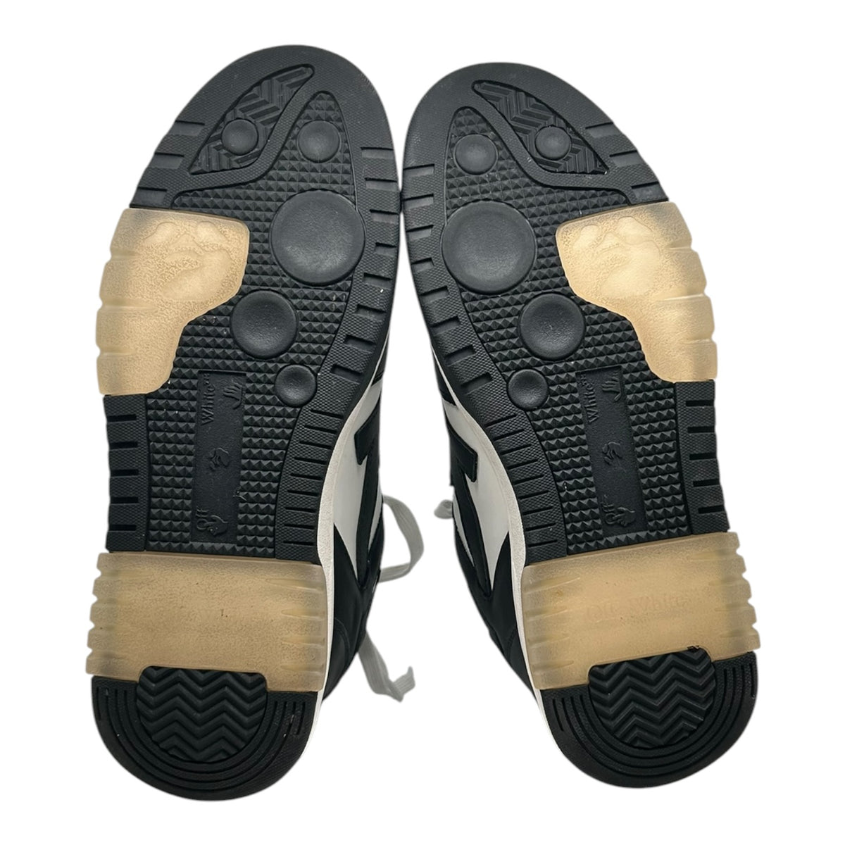 PREOWNED OFF-WHITE OUT OF OFFICE BLACK WHITE