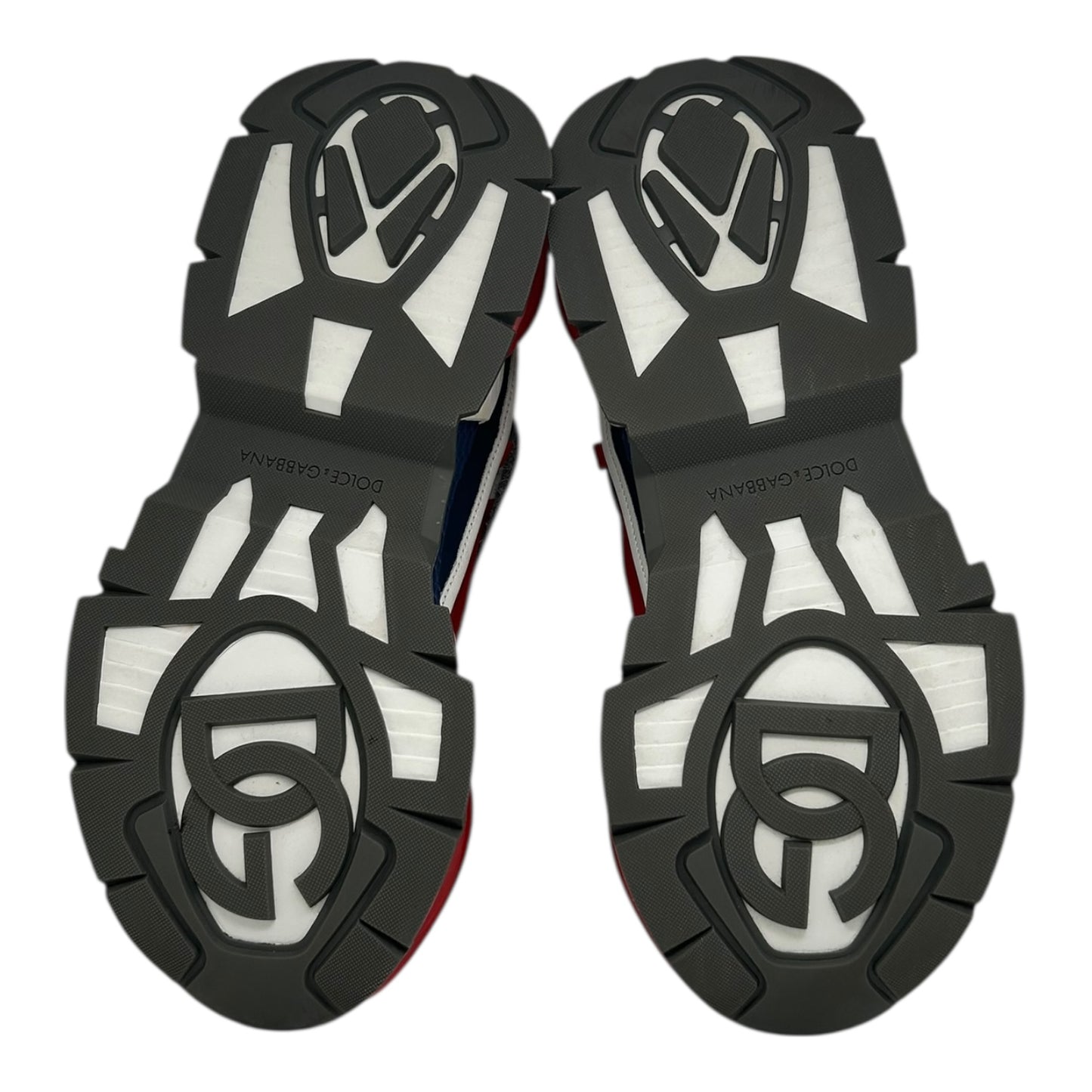 PREOWNED DOLCE & GABBANA AIR MASTER WHITE NAVY RED