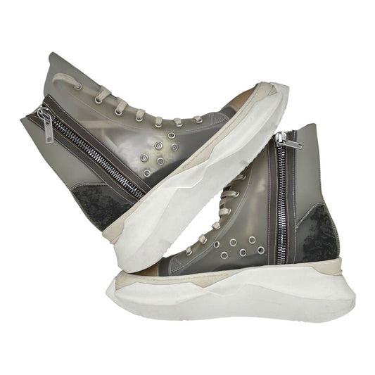 PREOWNED RICK OWENS TRANSLUSCENT ABSTRACT RAMONE HIGH