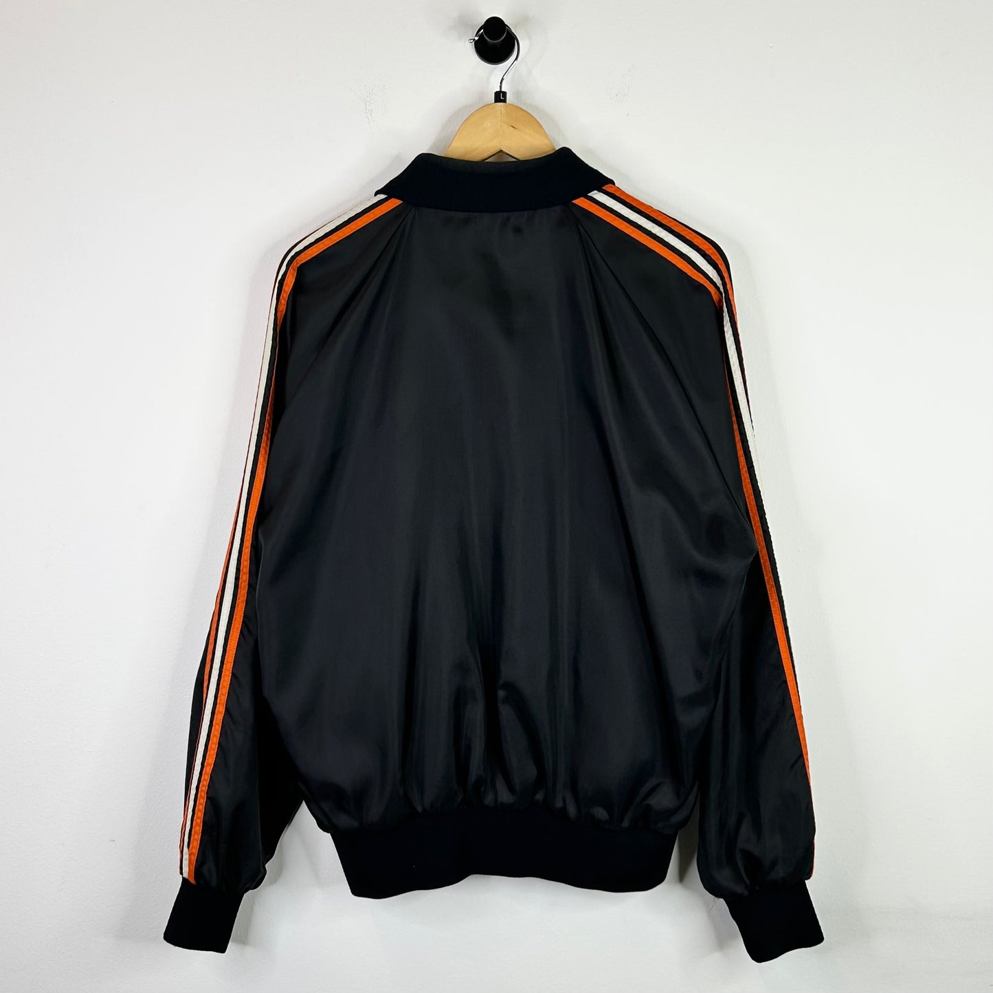 HARLEY DAVIDSON ORANGE STRIPE NYLON BOMBER JACKET