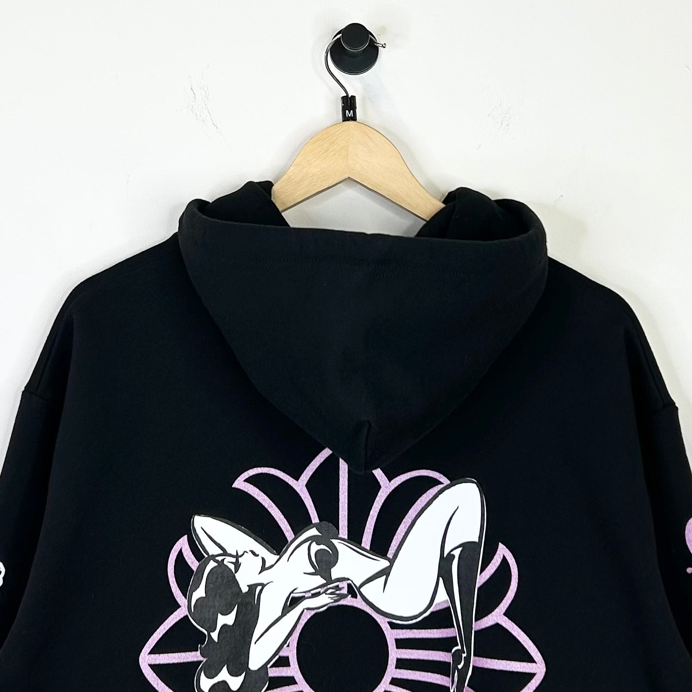CHROME HEARTS DEADLY DOLL PINK BLACK HOODIE