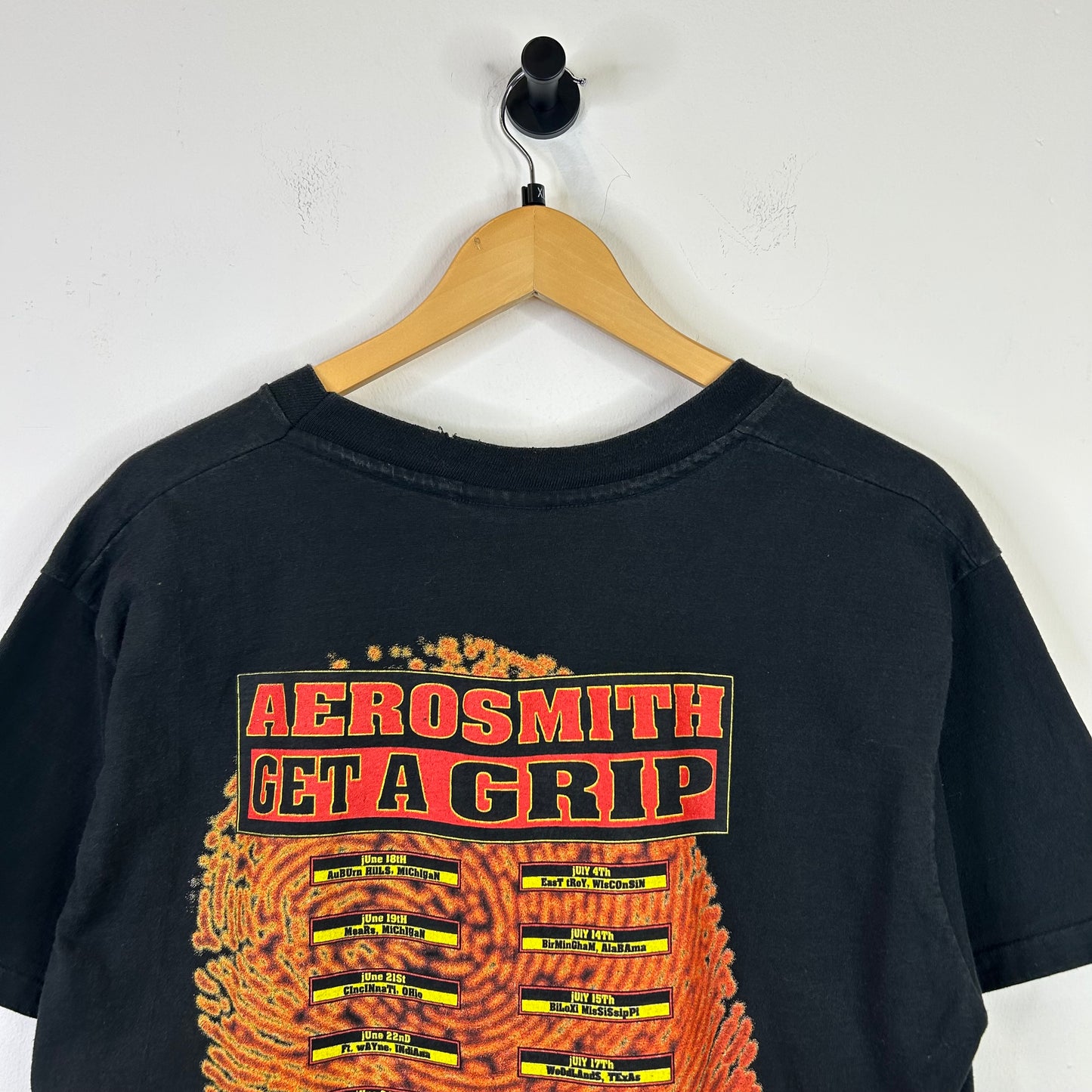 1993 AEROSMITH GET A GRIP CONCERT T SHIRT
