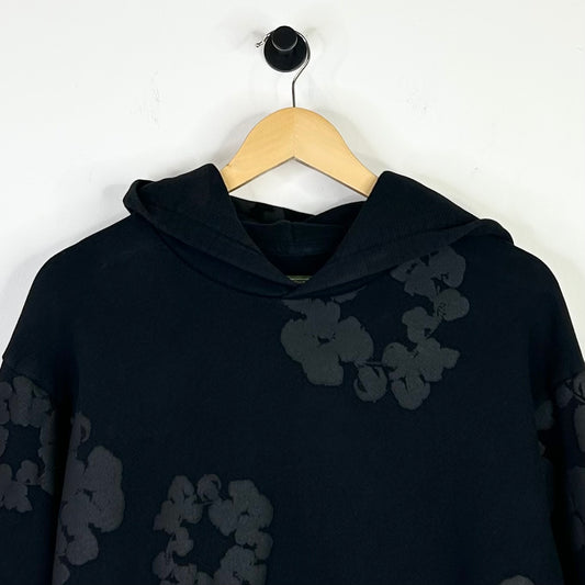 DENIM TEARS BLACK/BLACK HOODIE