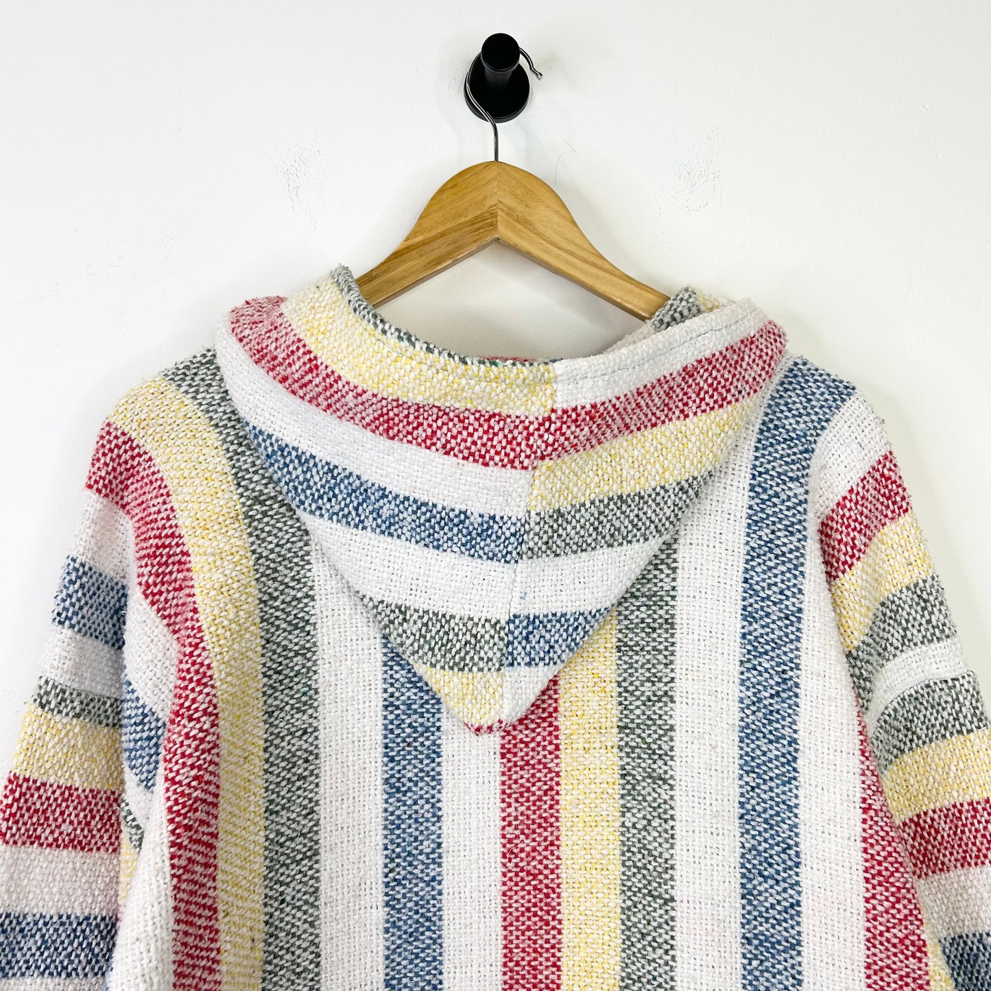 STRIPED BAJA RAINBOW HOODIE