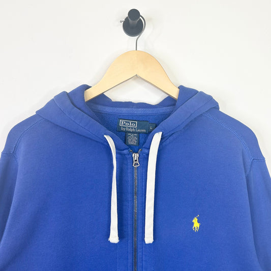 POLO RALPH LAUREN BLUE YELLOW HORSE HOODIE