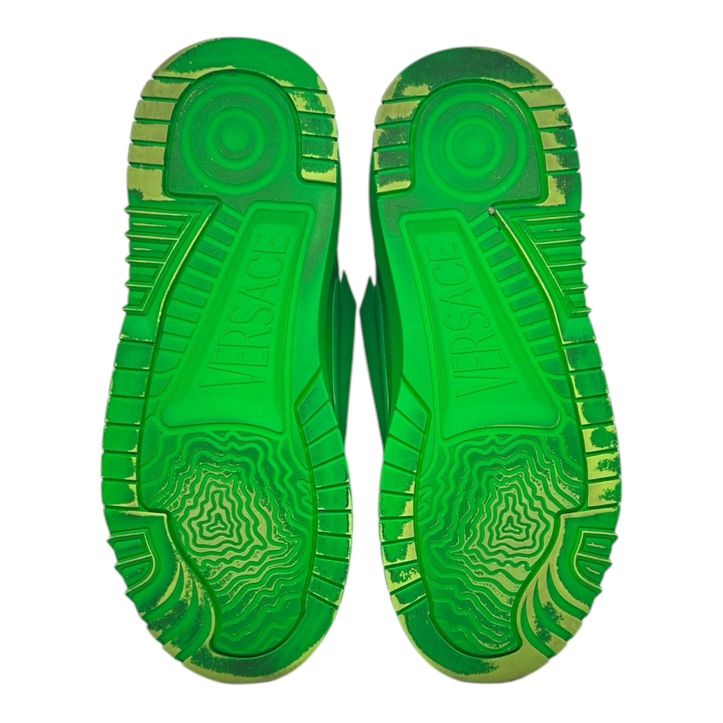 PREOWNED VERSACE ODISSEA LIME GREEN