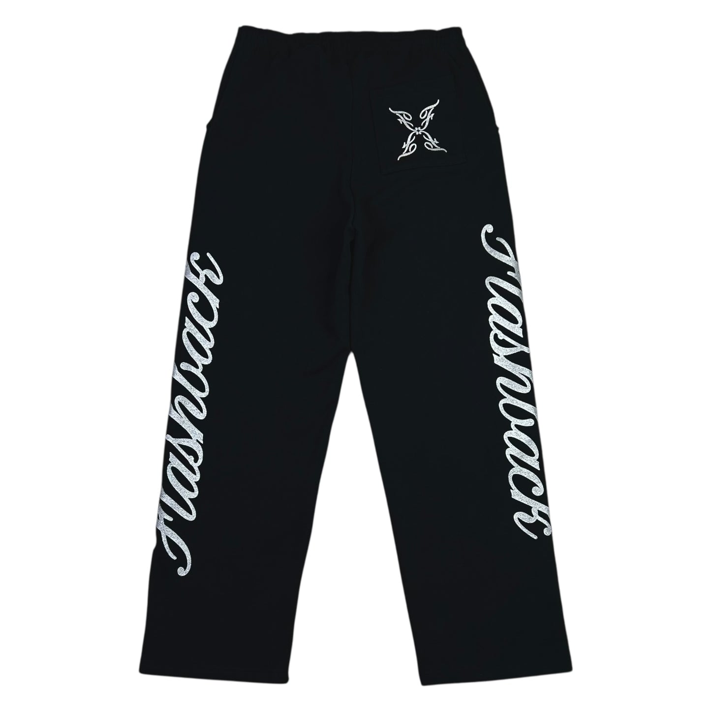 FLASHBACK JUMBO LOGO SWEATS BLACK/METALLIC