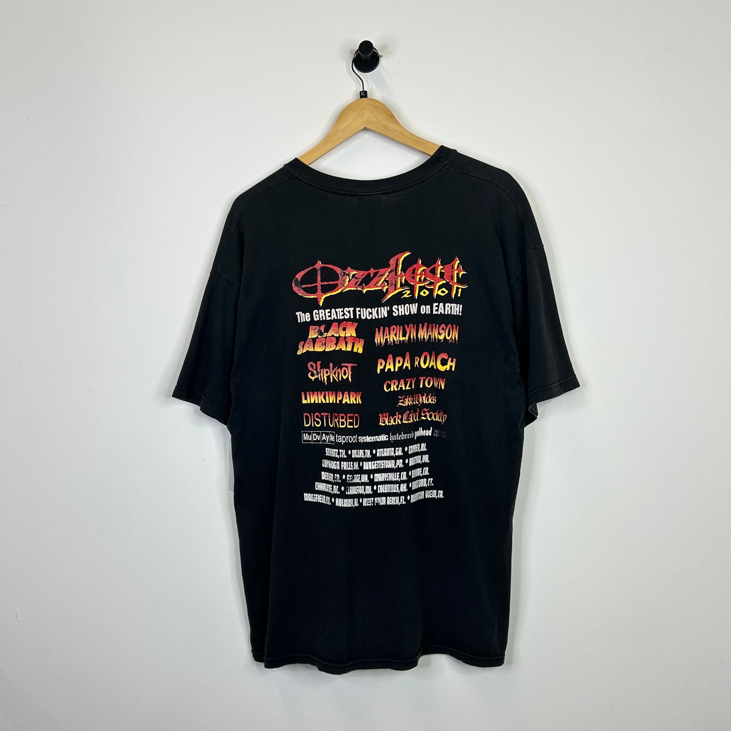 OZZFEST 2001 THE GREATEST F*CKIN SHOW ON EARTH TEE