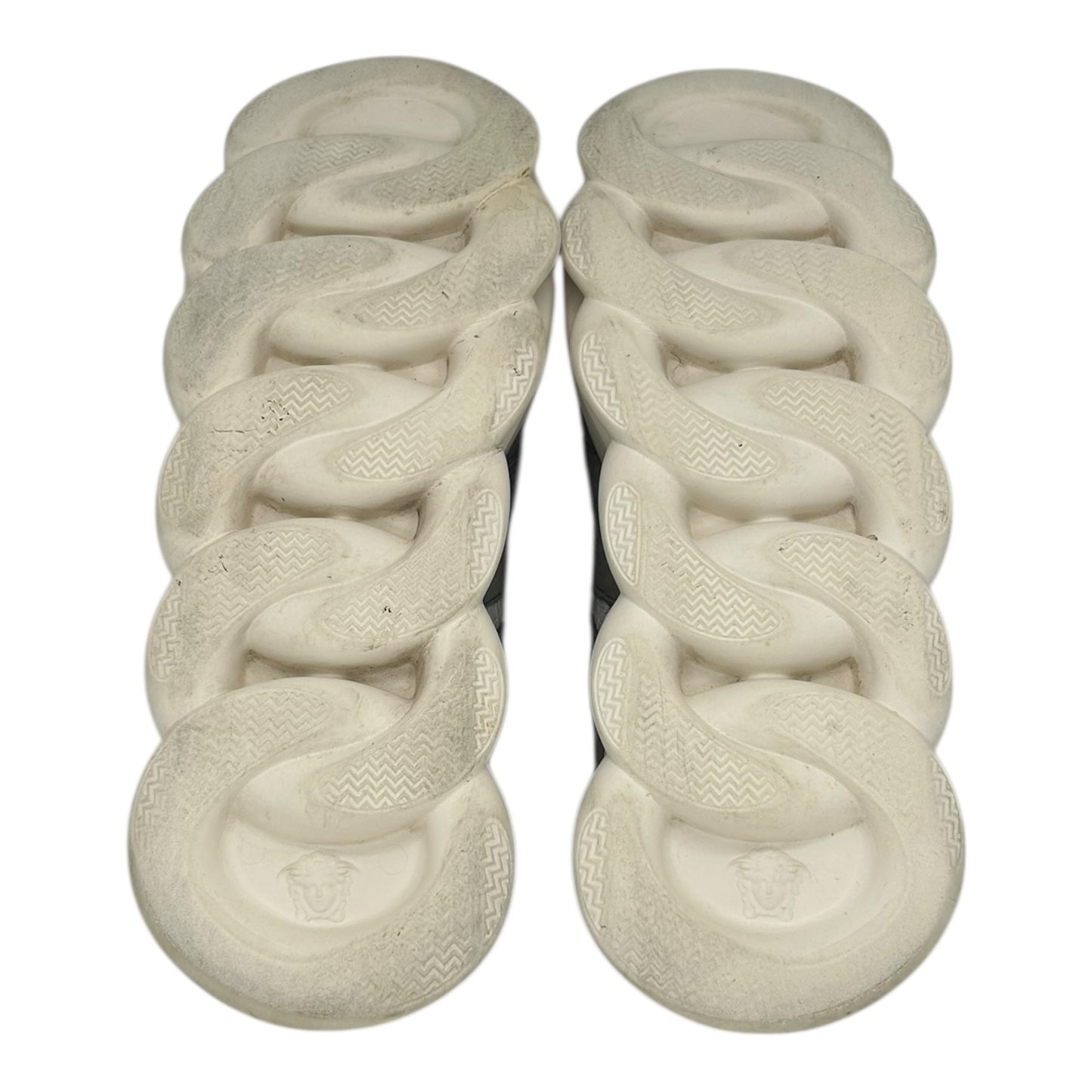 PREOWNED VERSACE CHAIN REACTION 2 GREY WHITE