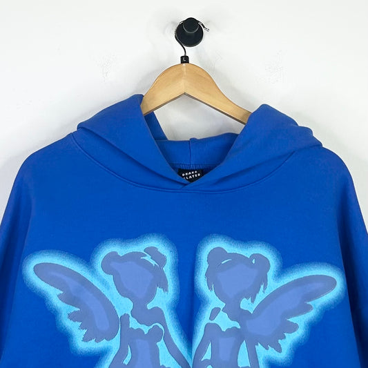 DRAKE FATD BLUE HOODIE BLUE FOR THE DOGS BIG AS THE WHAT TOUR MERCH