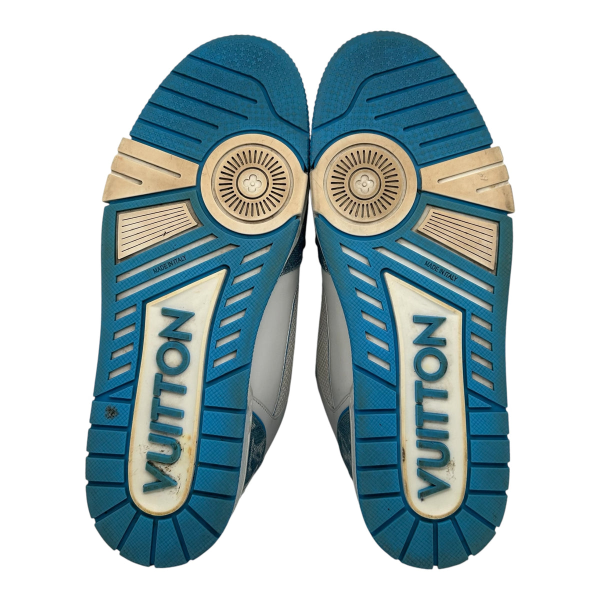 PREOWNED LOUIS VUITTON BLUE TRAINERS