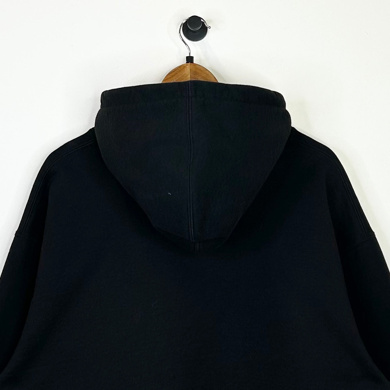 SUPREME TAG LOGO HOODIE BLACK