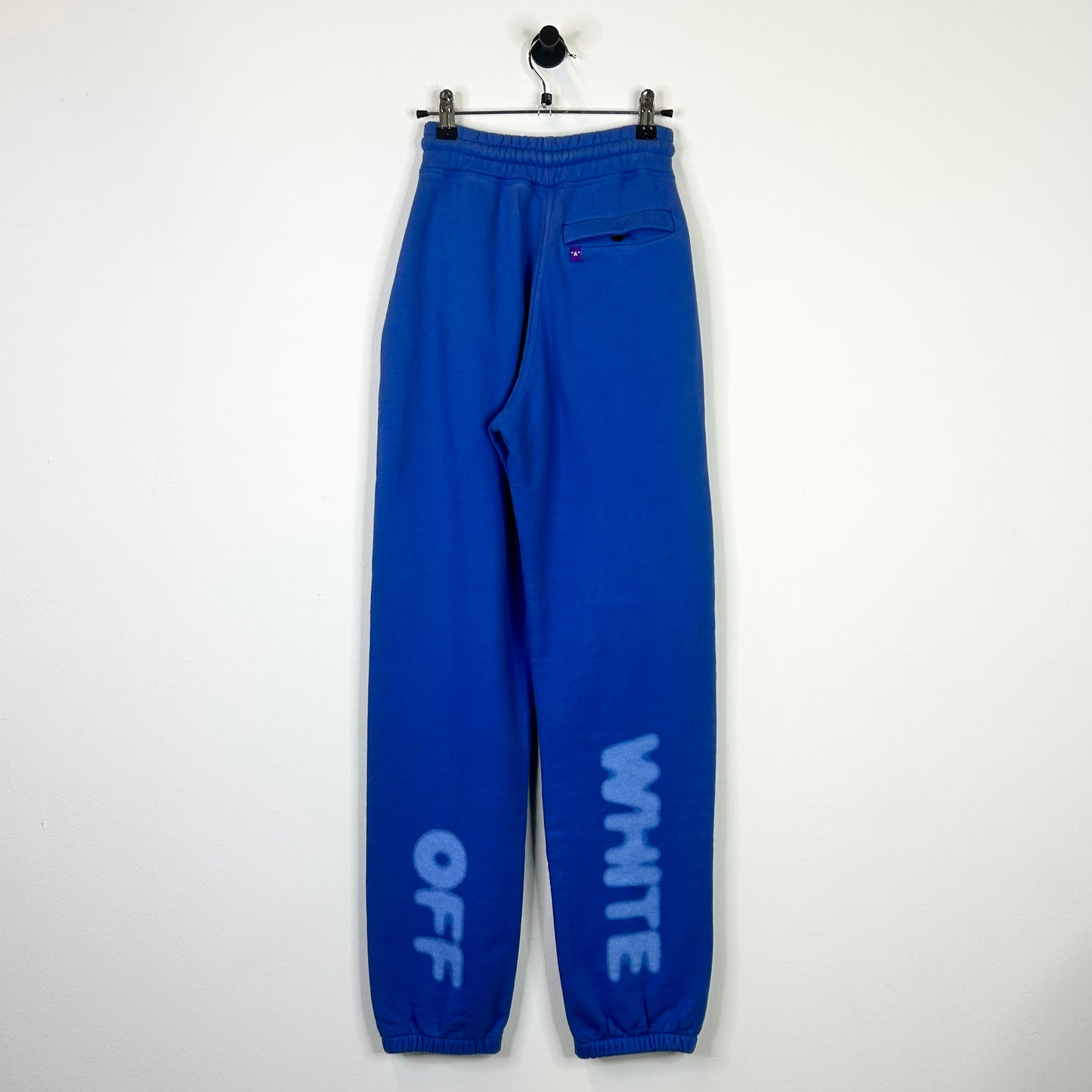 OFF WHITE BLUE PLEATED SWEATPANTS