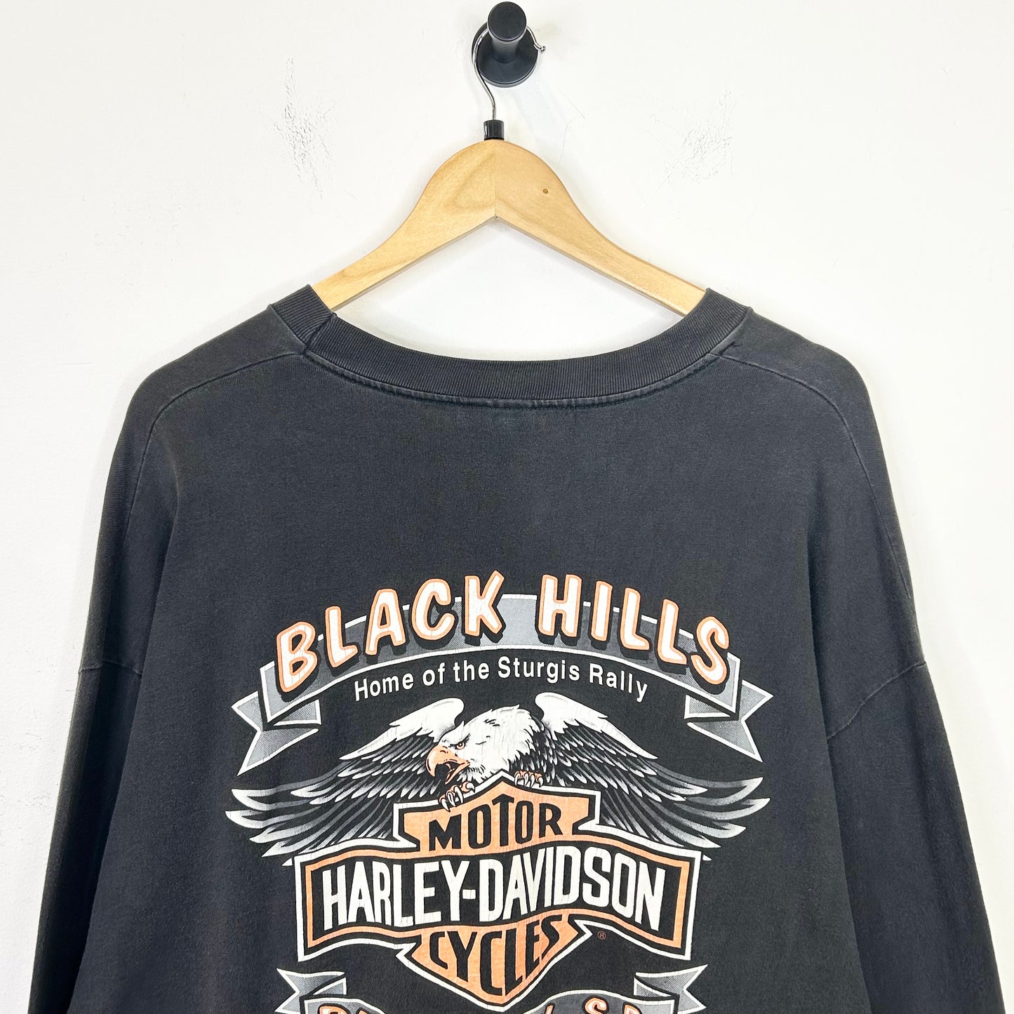 BLACK HILLS RALLY HARLEY DAVIDSON STURGIS BLACK LONGSLEEVE