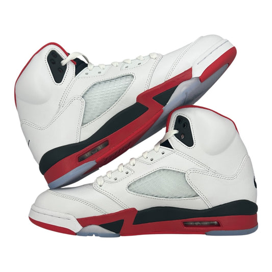 PREOWNED JORDAN 5 FIRE RED BLACK TONGUE