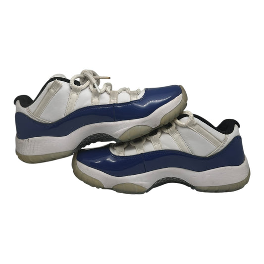 PREOWNED JORDAN 11 LOW WHITE CONCORD SIZE 8M