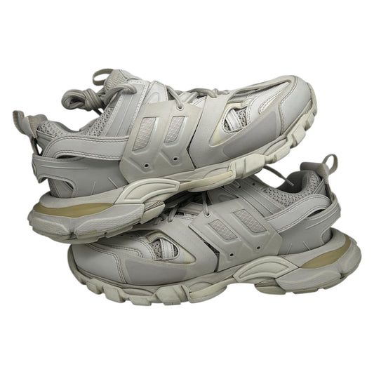 PREOWNED BALENCIAGA TRACK RUNNER LIGHT GREY SZ 11