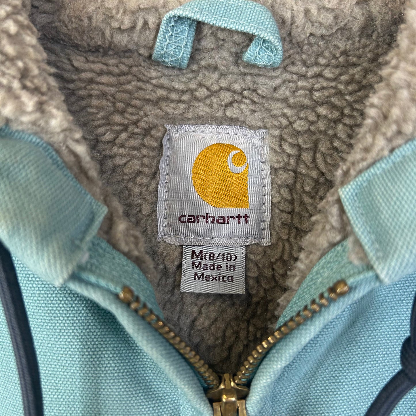 CARHARTT SEAGLASS BLUE SIERRA SHERPA LINED JACKET