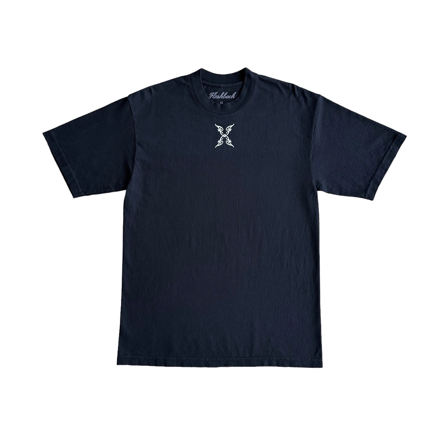 Flashback Logo Tee (Black/White)