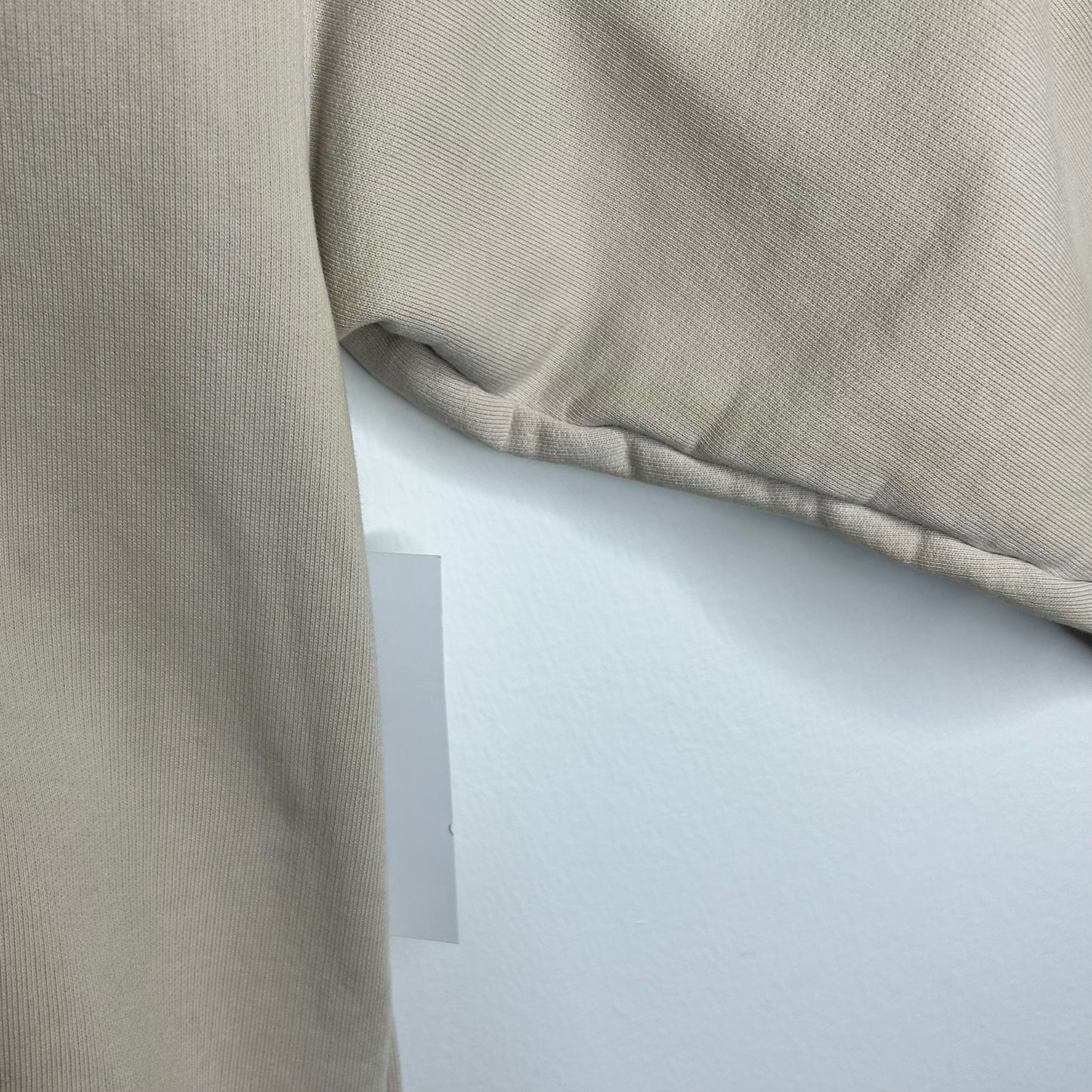BALENCIAGA LIGHT BEIGE POLITICAL CAMPAIGN HOODIE