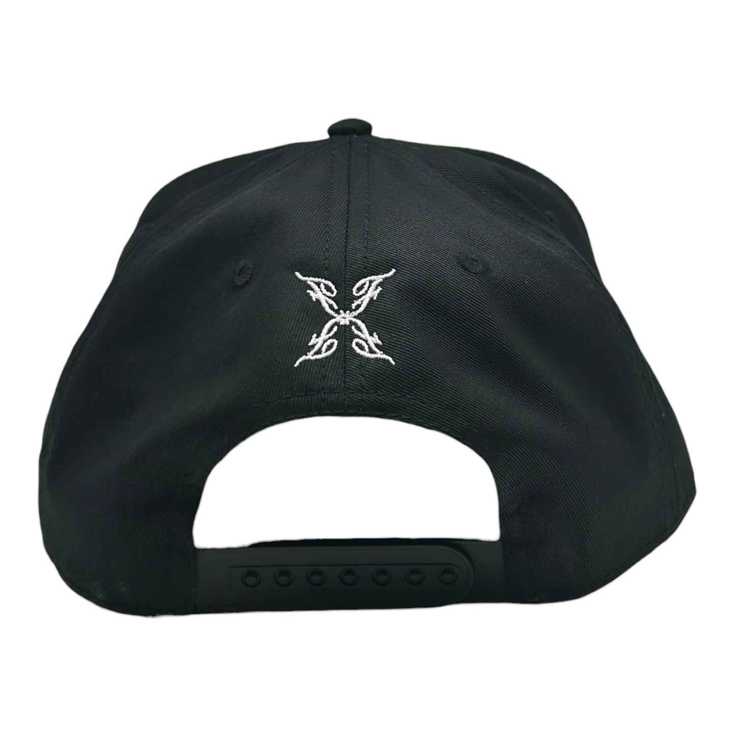 FLASHBACK BLACK/WHITE SCRIPT LOGO SNAPBACK HAT