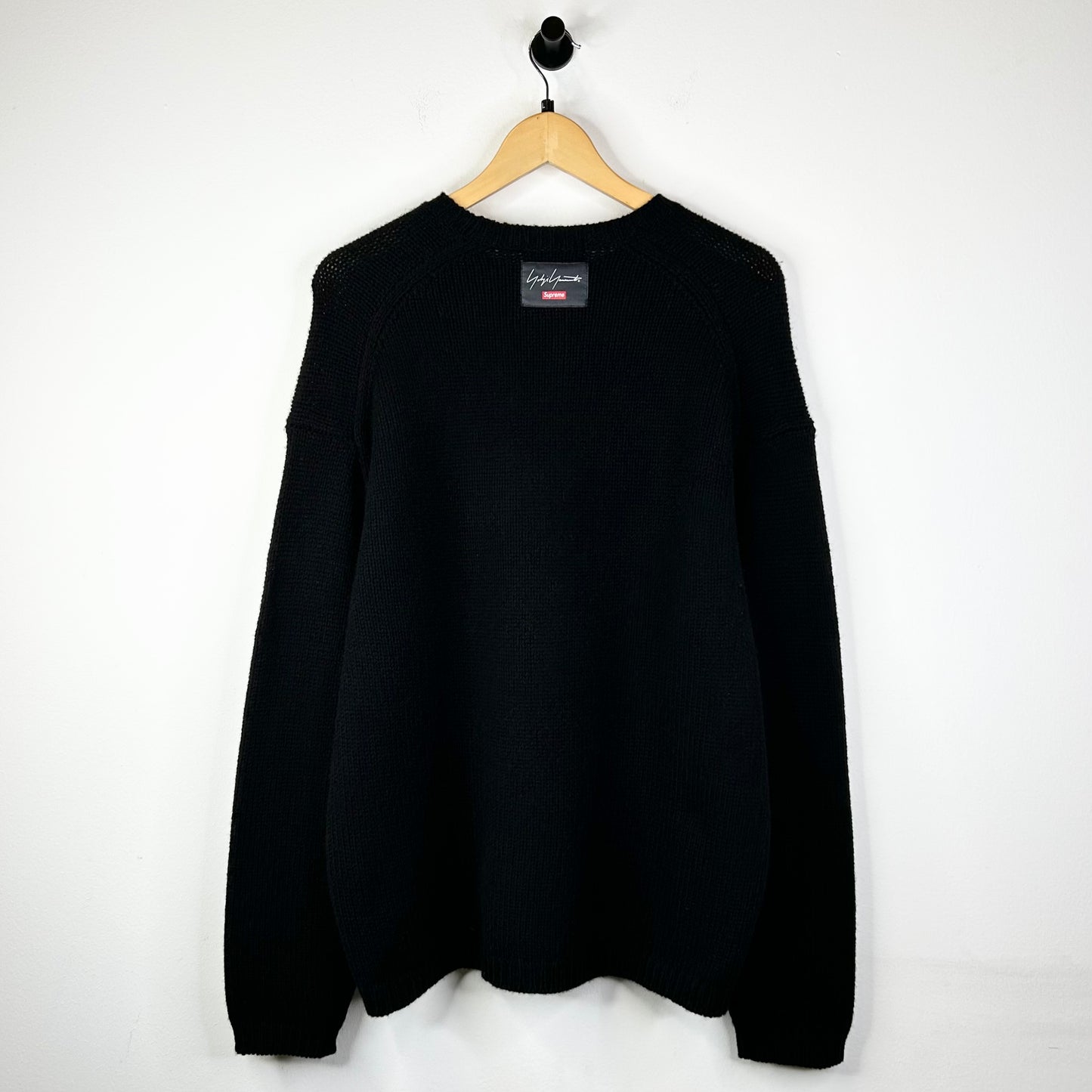 YOHJI YAMAMOTO SUPREME FLOWER CREWNECK