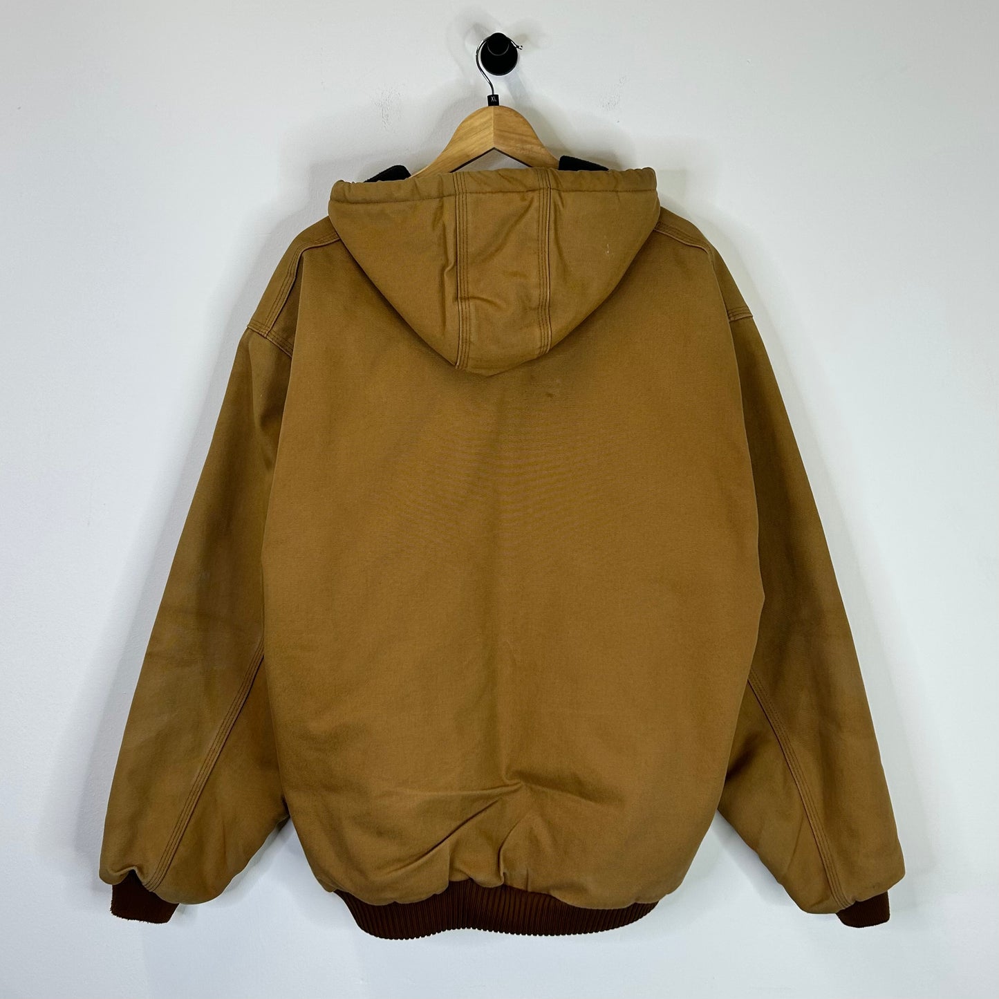 CARHARTT WHEAT FLEECE LINED HOODED JACKET