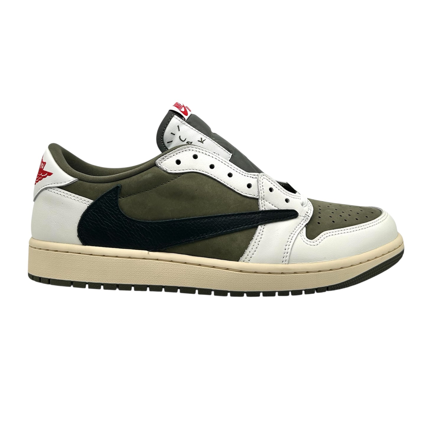 JORDAN 1 LOW TRAVIS SCOTT MEDIUM OLIVE