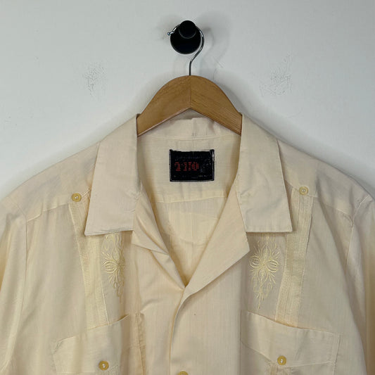 THO 4 POCKET BUTTON UP WHITE TEE