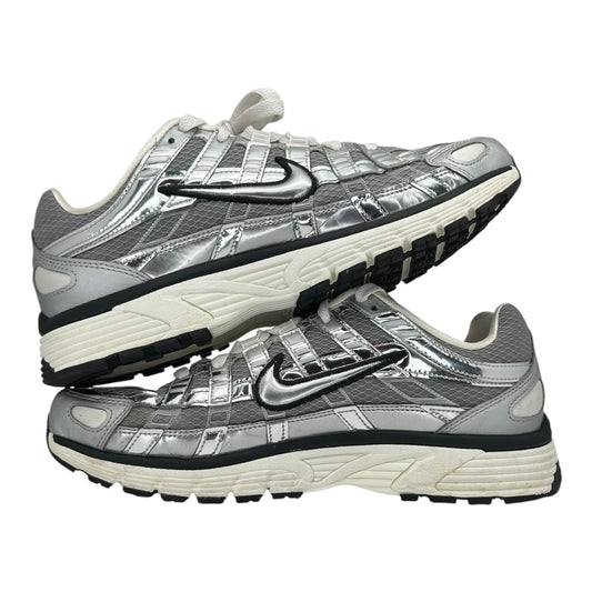 PREOWNED NIKE P-6000 METALLIC SILVER