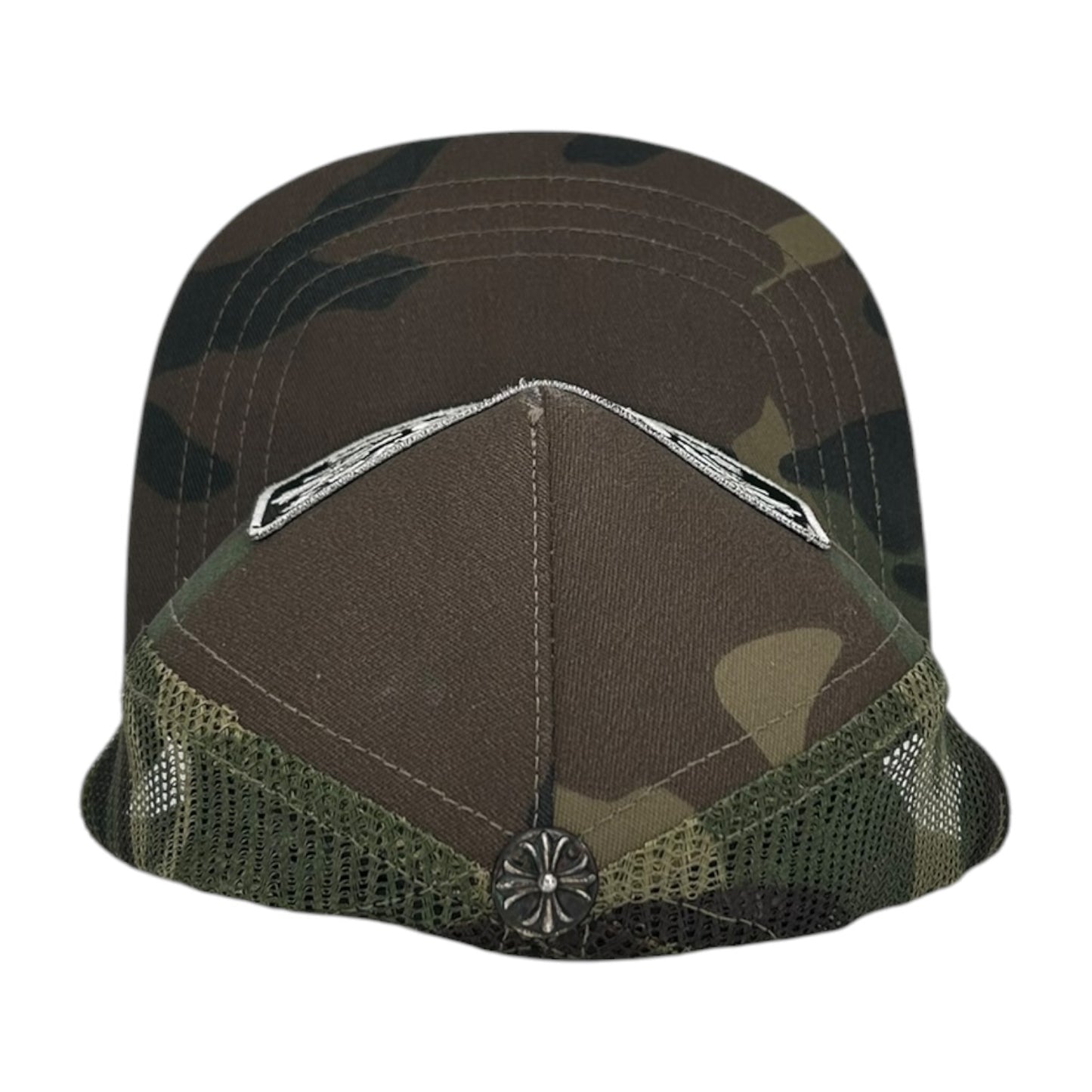 CHROME HEARTS HOLLYWOOD TRUCKER HAT GREEN CAMO