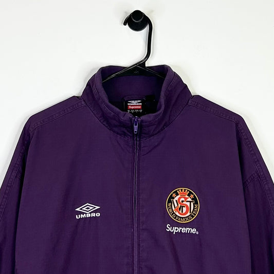 SUPREME UMBRO PURPLE RIPSTOP JACKET