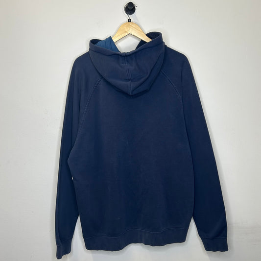 NAVY BLUE EMBROIDERED NIKE HOODIE