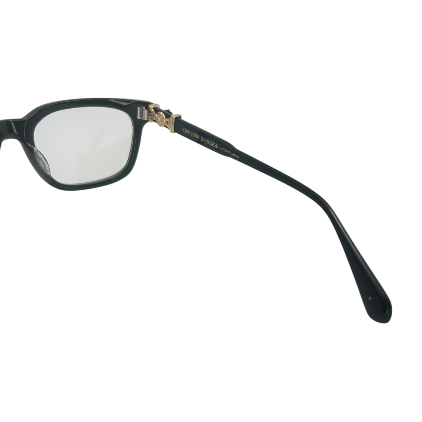 CHROME HEARTS COX UCKER BLACK GOLD SUNGLASSES