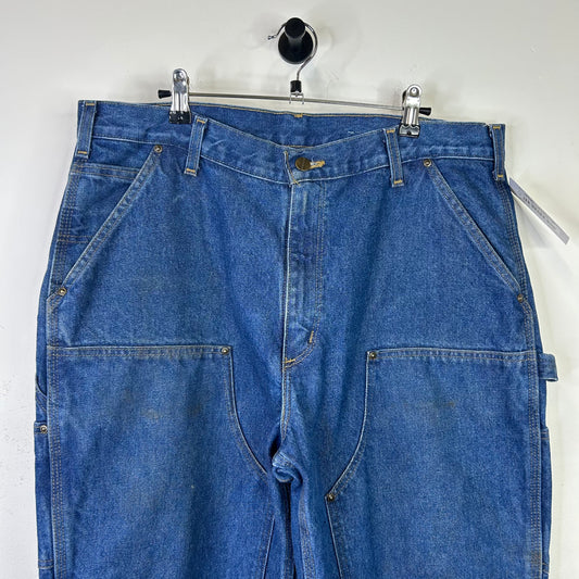 CARHARTT DOUBLE KNEE DARK BLUE
