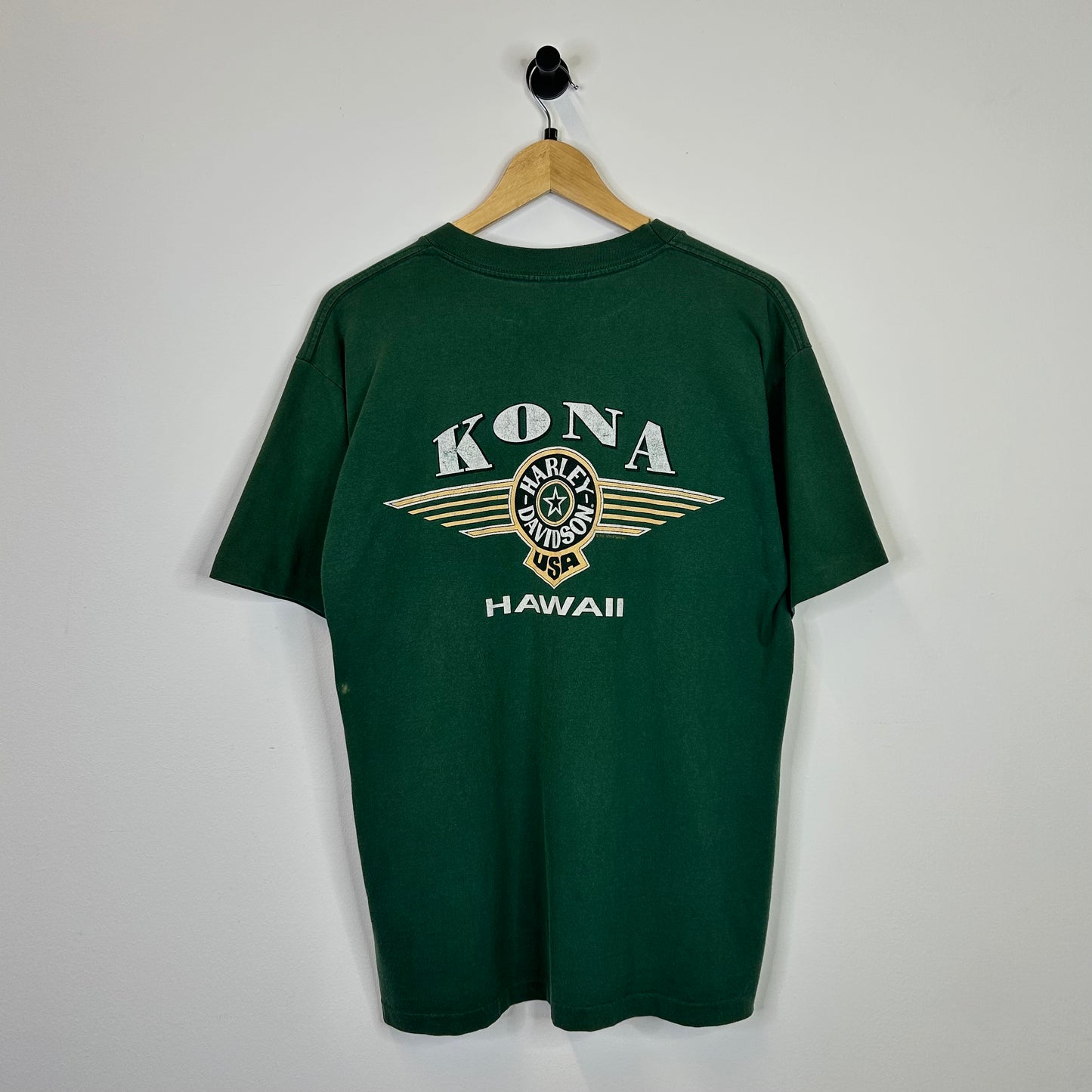 HARLEY DAVIDSON KONA HAWAII GREEN TEE