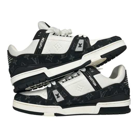 PREOWNED LOUIS VUITTON TRAINER BLACK DENIM