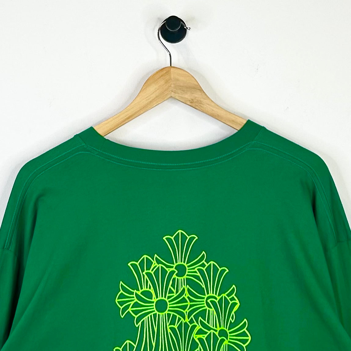 CHROME HEARTS KELLY GREEN CEMETERY LONGSLEEVE