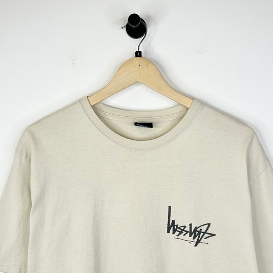 STUSSY UPSIDE DOWN LOGO TEE