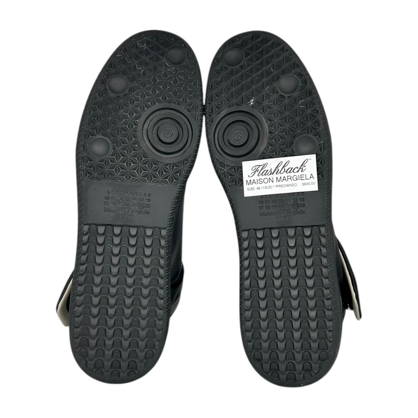 PREOWNED MAISON MARGIELA FUTURE BLACK LEATHER