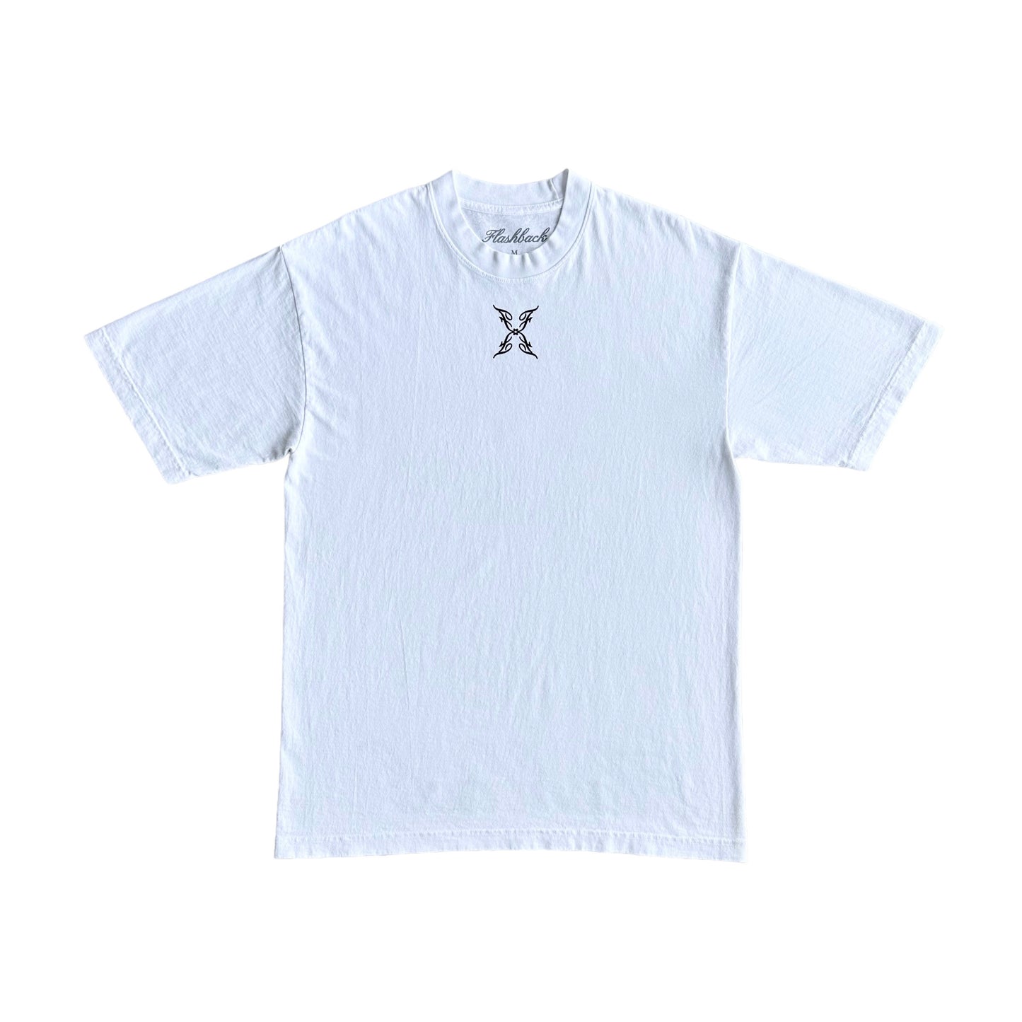 Flashback Logo Tee (White/Black)