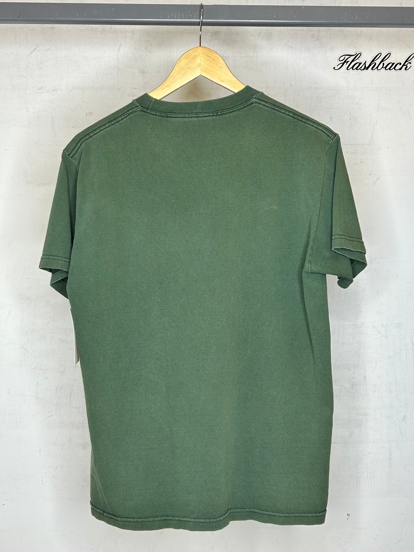 PREOWNED GREEN BAKER TV HEAD SHIRT L