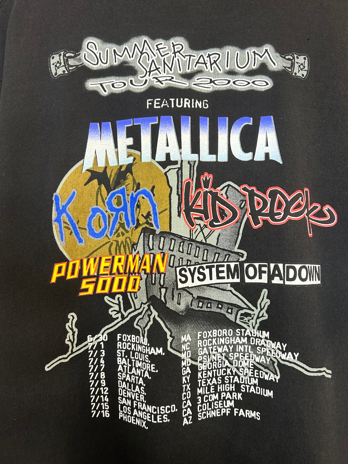 SUMMER SANITARIUM MEET THE INMATES TEE